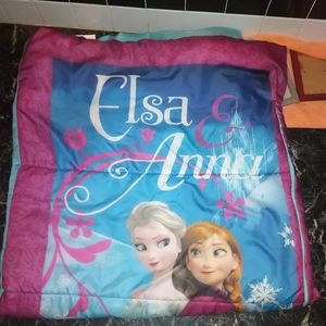 Frozen sleeping bag